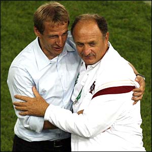 Luis Felipe Scolari s Jurgenom Klinsmanom